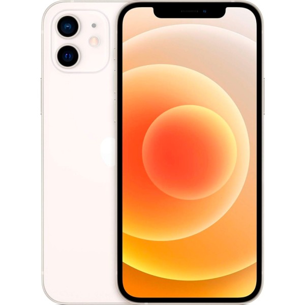 Apple iphone 12 5g white / reacondicionado / 4+256gb / 6.1" amoled full hd+